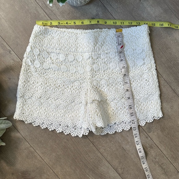 New Ann Taylor Loft Riviera Short White Lace Crochet Shorts women’s Size 00 - Picture 11 of 16